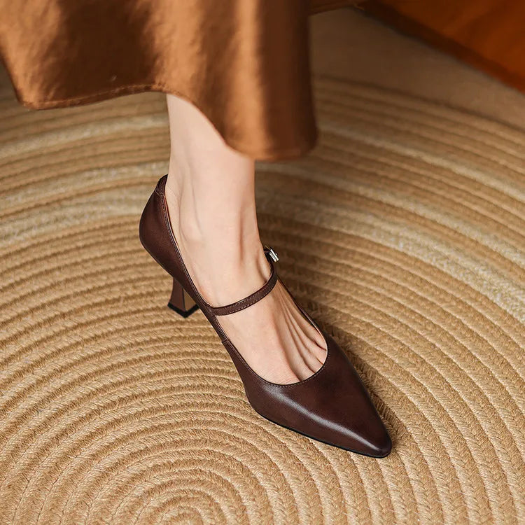 Anna-Berg | Genuine Leather Heels