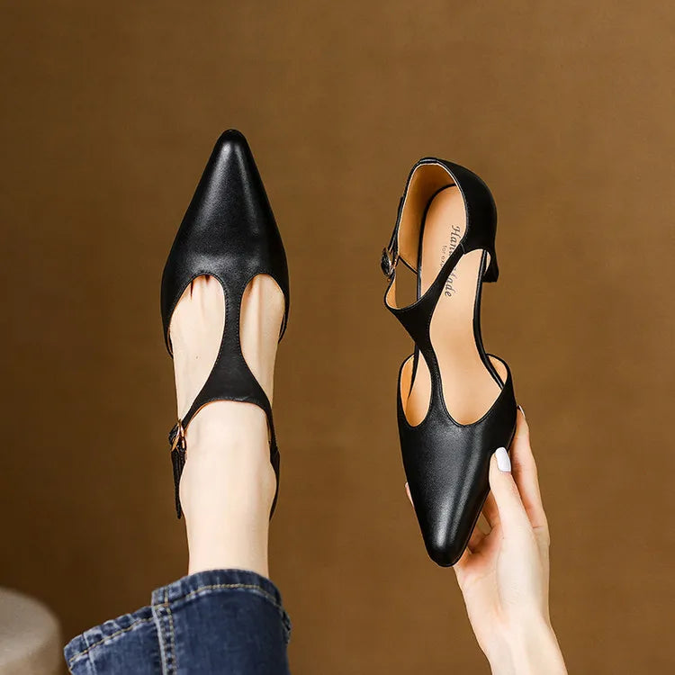 Anna-Berg | Genuine Leather Heels