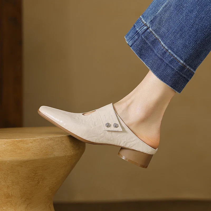 Anna-Berg | Genuine Leather Mules