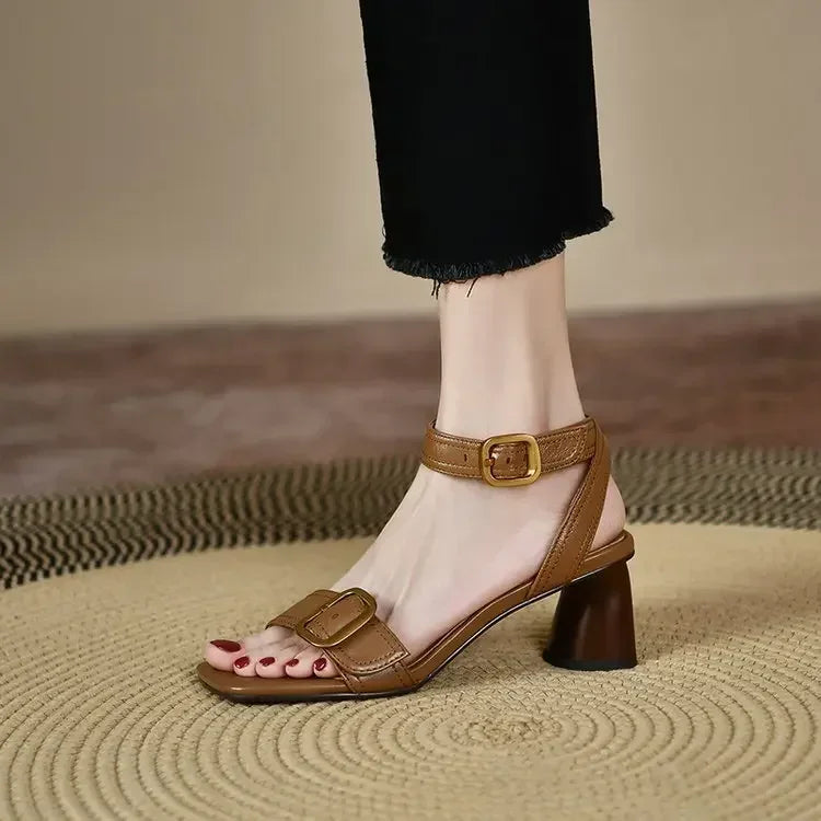 Anna-Berg | Block Heel Mules