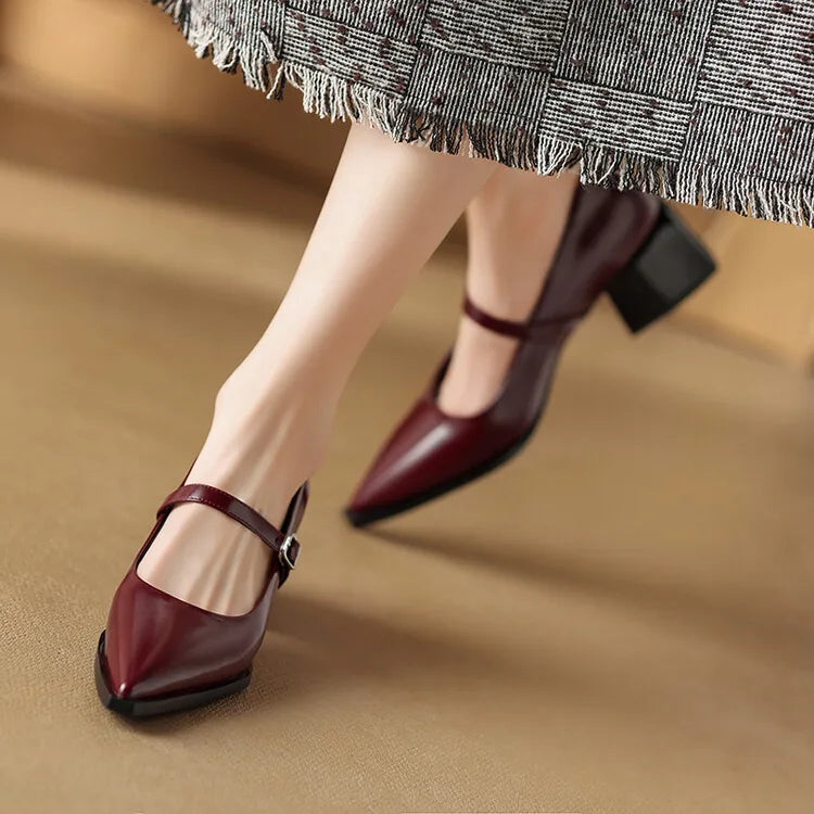 Anna-Berg | Genuine Leather Heels