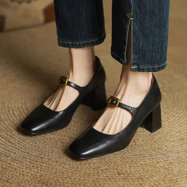 Anna-Berg | Genuine Leather Heels