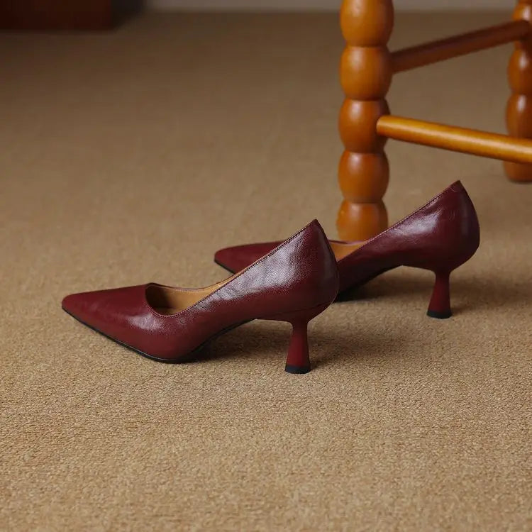 Anna-Berg | Genuine Leather Heels