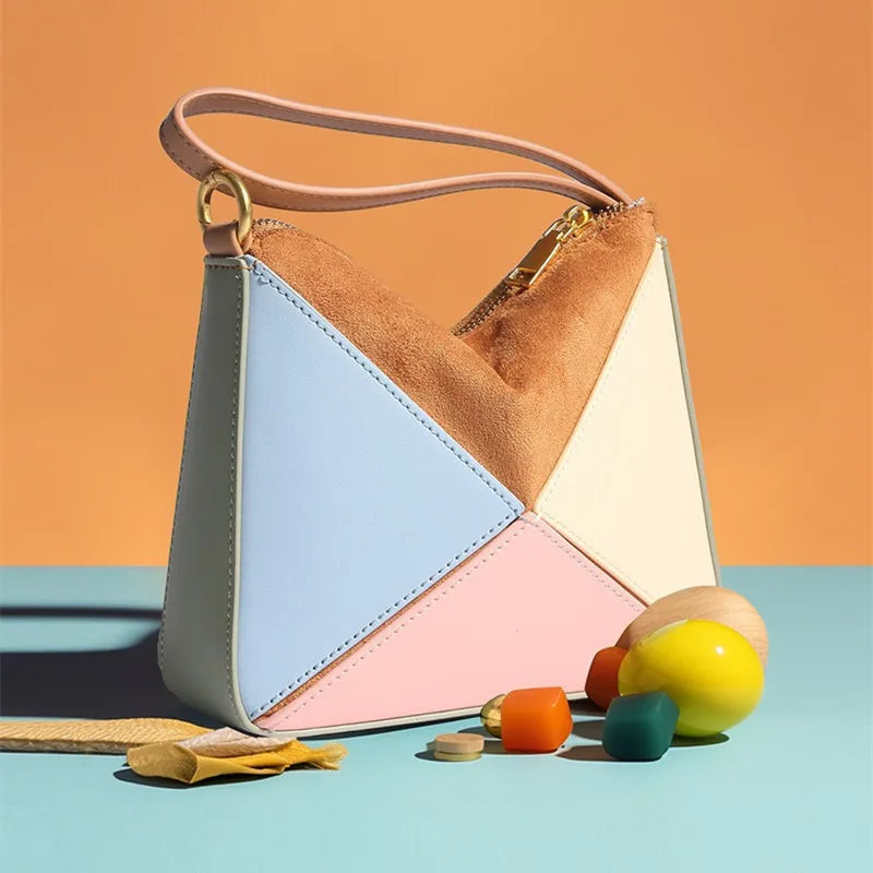 Anna-Berg | Handbag, Women, Leather, Structured, Black, Elegant