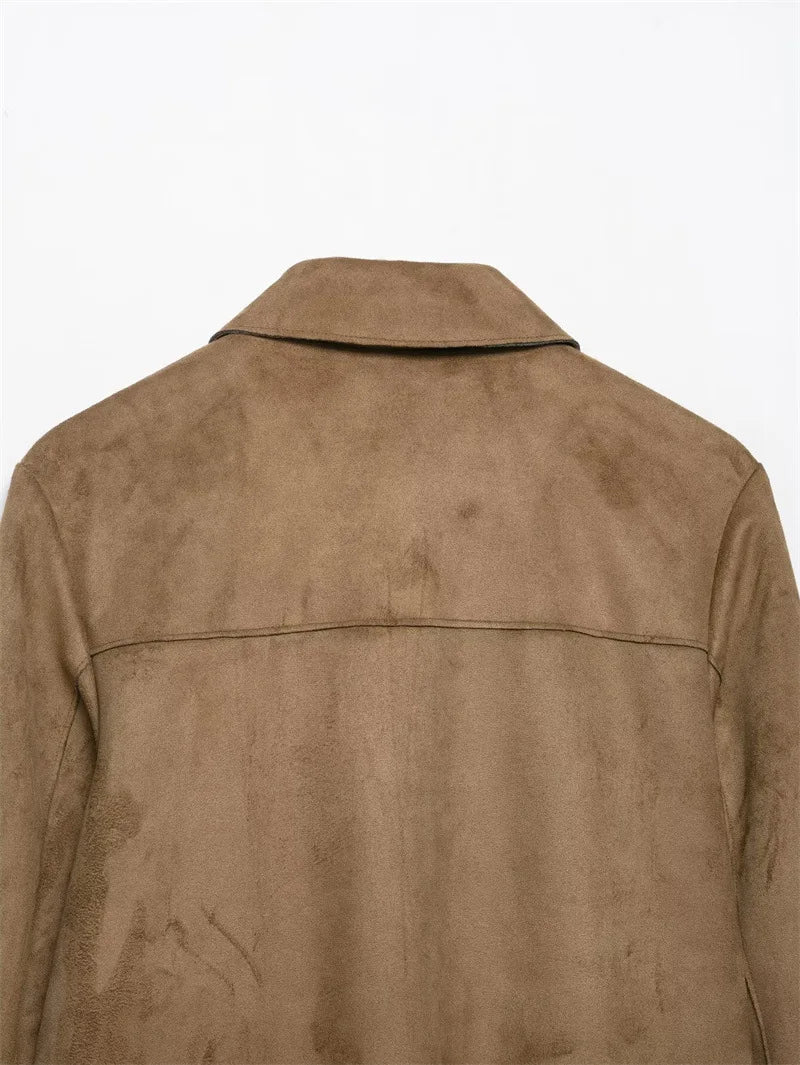Anna-Berg | Cropped Jacket, Suede