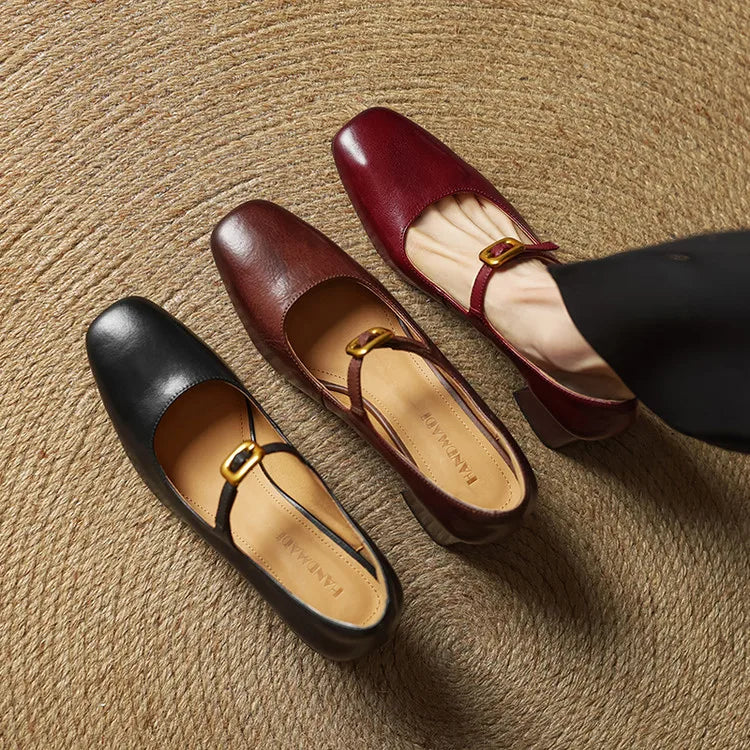 Anna-Berg | Genuine Leather Heels