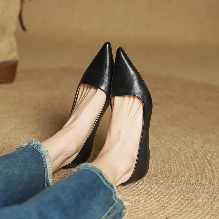Anna-Berg | Genuine Leather Heels