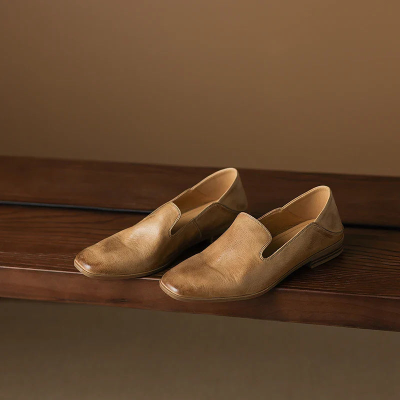 Anna-Berg | Black Leather Loafers