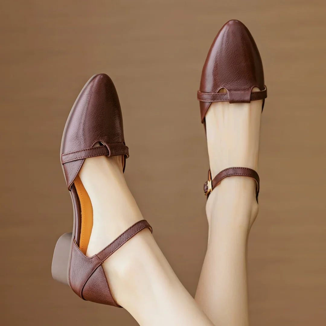 Anna-Berg | Genuine Leather Heels