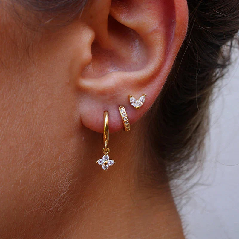 Hazel - Olivia Piercing Set – Effortless Edge, All-Day Comfort