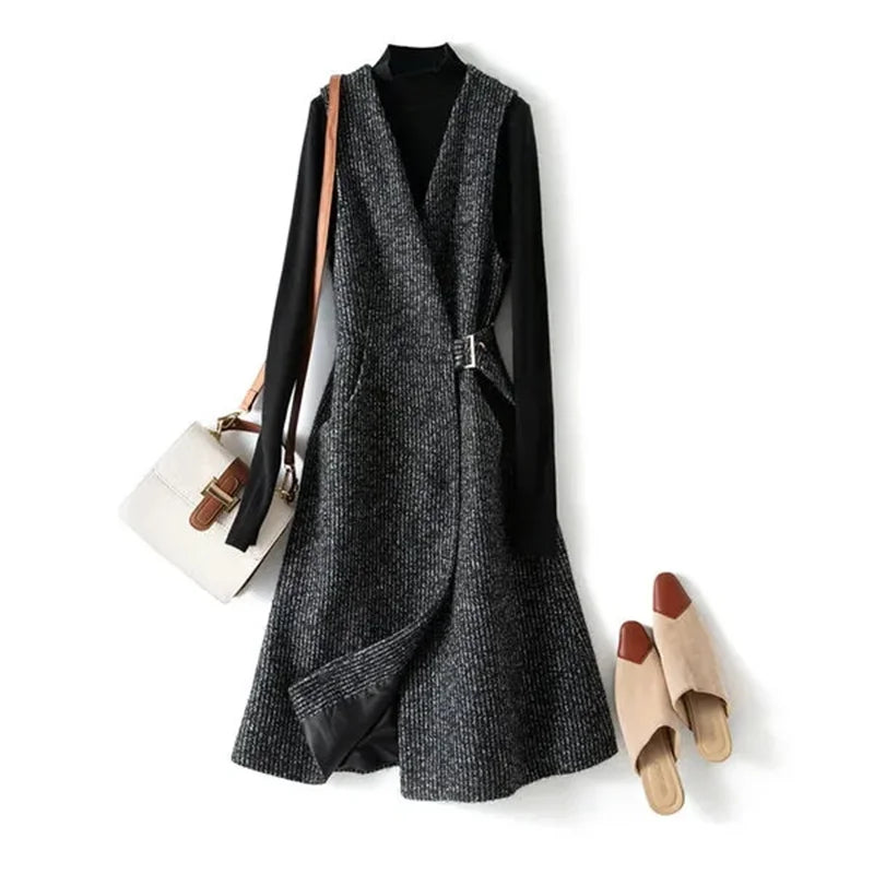 Anna-Berg | Textured Wrap Vest