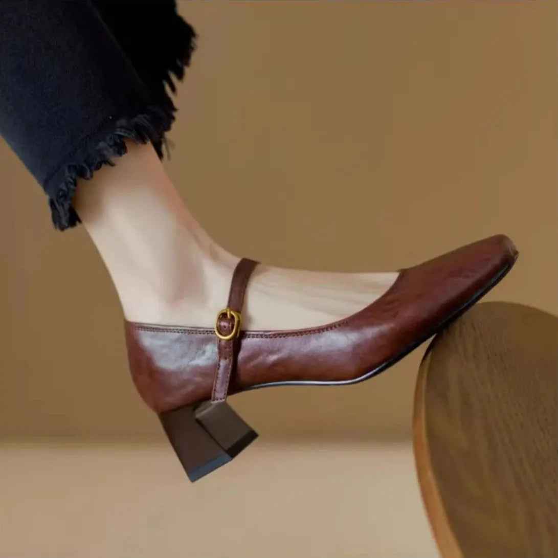 Anna-Berg | Genuine Leather Heels