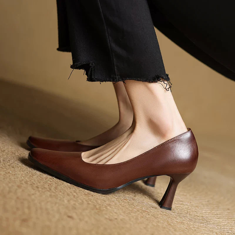 Anna-Berg | Genuine Leather Heels