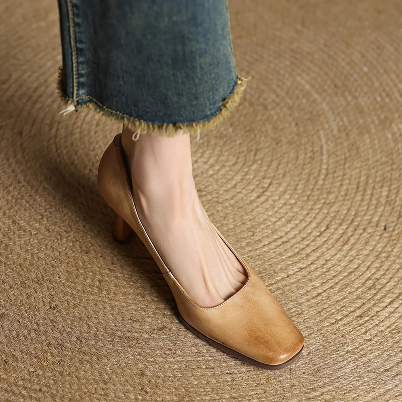 Anna-Berg | Genuine Leather Heels
