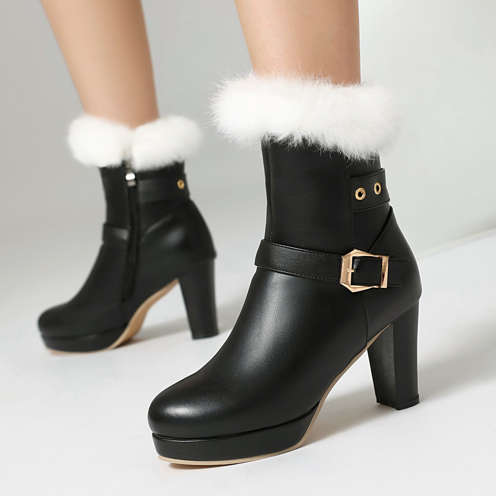 Anna-Berg | Leather Ankle Boots