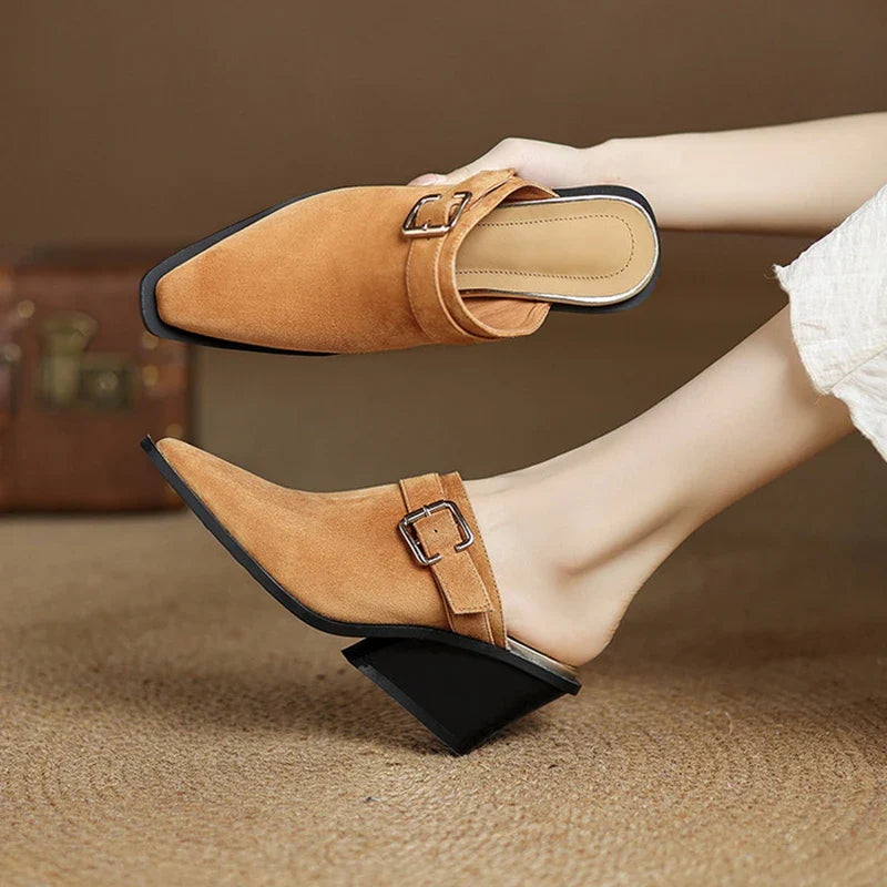 Anna-Berg | Suede Mules