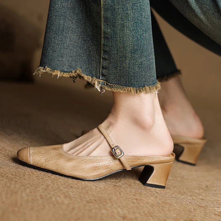 Anna-Berg | Genuine Leather Mules