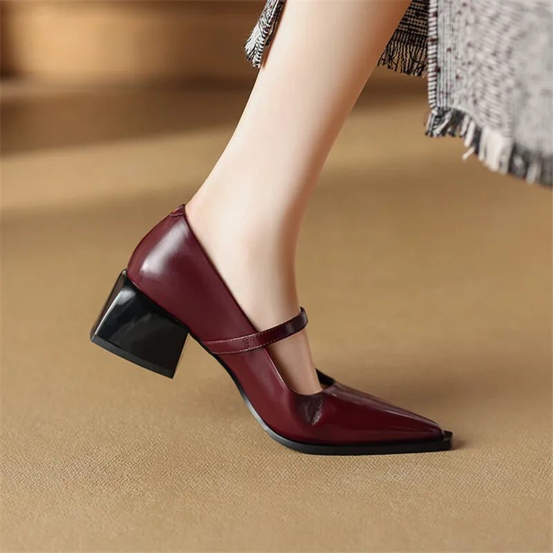 Anna-Berg | Genuine Leather Heels