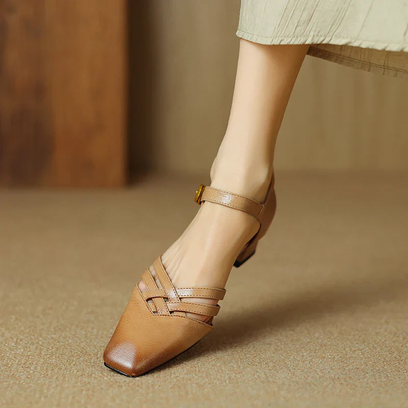 Anna-Berg | Genuine Leather Heels