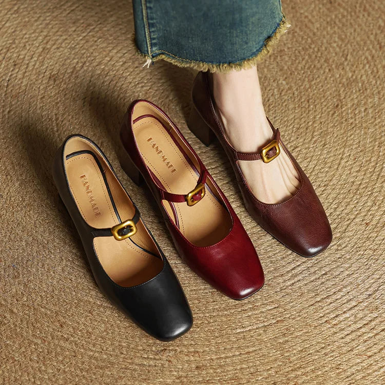 Anna-Berg | Genuine Leather Heels