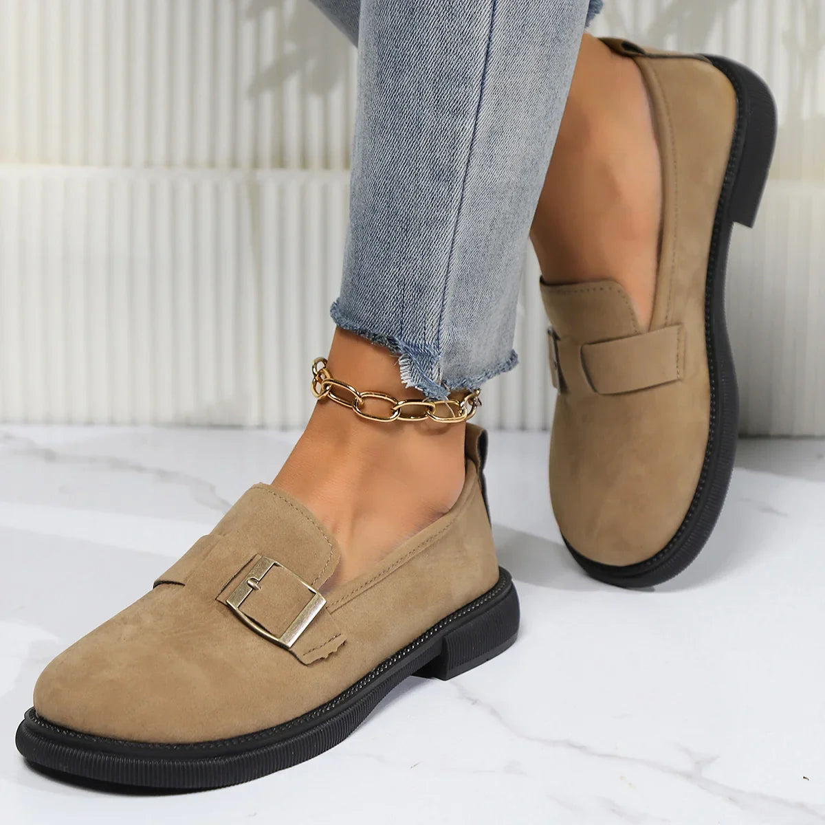 Anna-Berg | Canvas Slip-On Shoes