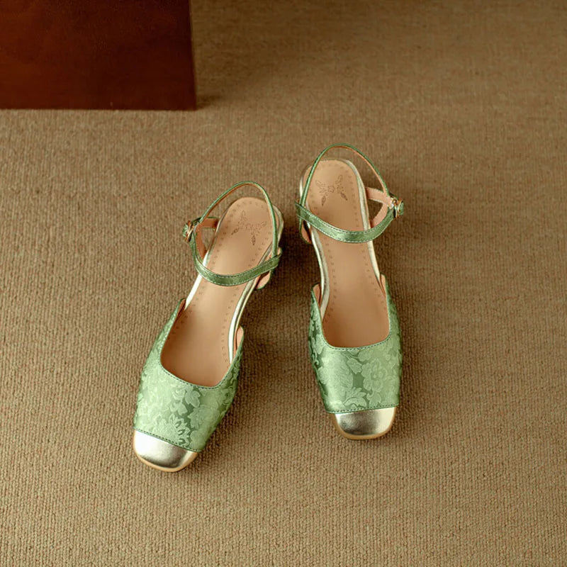 Anna-Berg | Slingback Heels in Leather