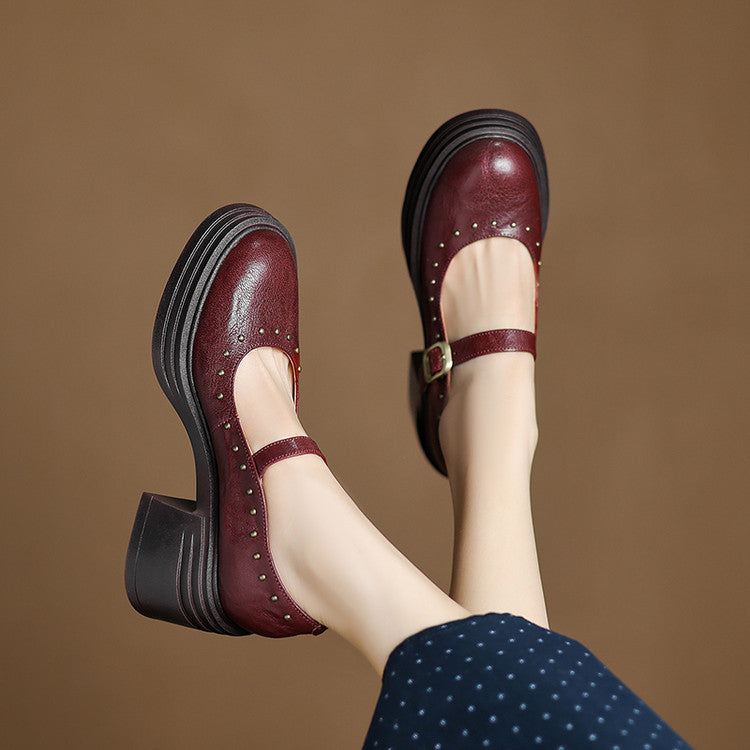 Anna-Berg | Genuine Leather Heels