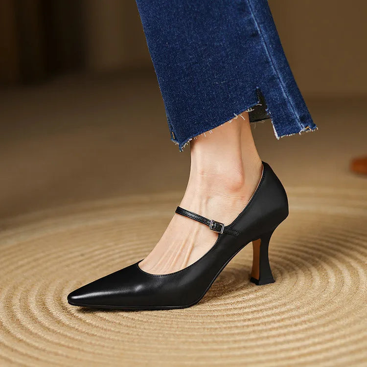 Anna-Berg | Genuine Leather Heels