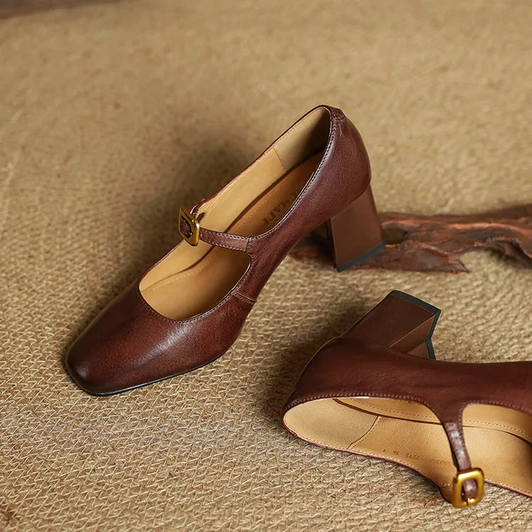 Anna-Berg | Genuine Leather Heels