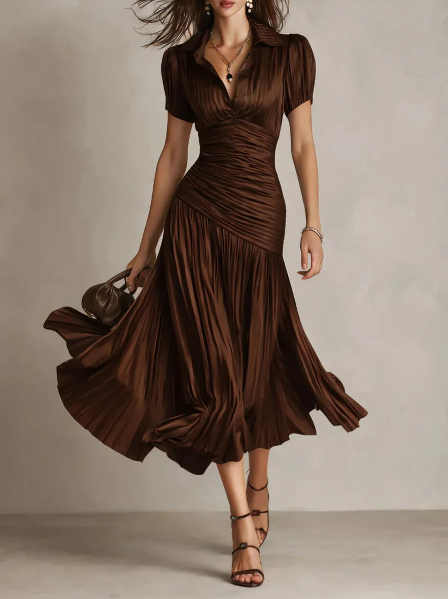 Anna-Berg | Zaffira Pleated Dress
