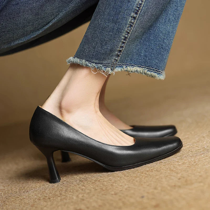 Anna-Berg | Genuine Leather Heels