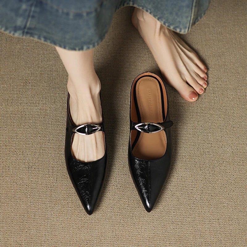 Anna-Berg | Genuine Leather Mules