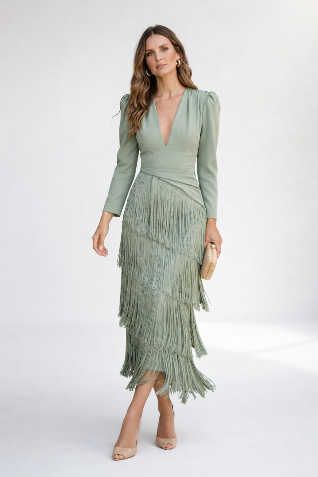 Anna-Berg | Fringe Elegant Dress