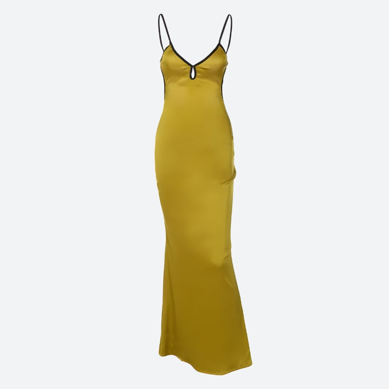 Anna-Berg | Satin Backless Dress