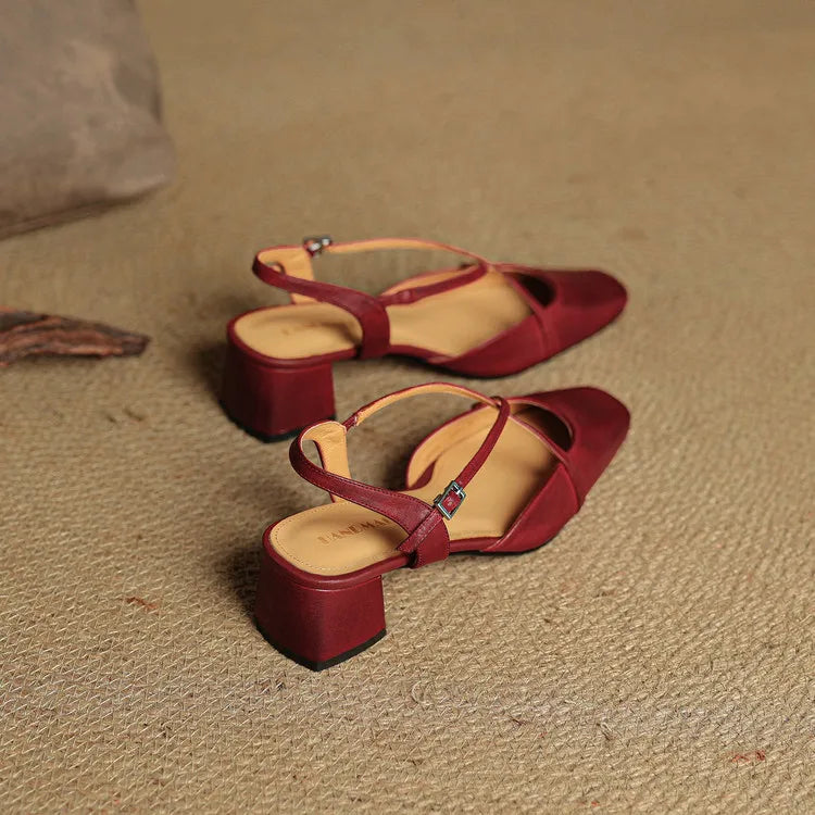Anna-Berg | Genuine Leather Heels