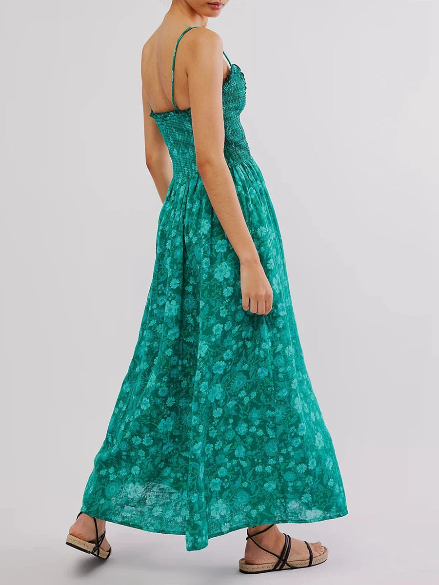 Anna-Berg | Multicolor Floral Maxi Dress