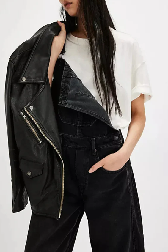 Anna-Berg | Wide-Leg Denim Overalls