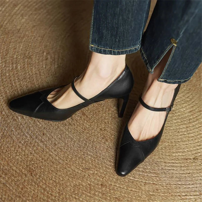Anna-Berg | Genuine Leather Heels