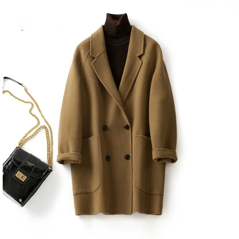 Anna-Berg | Wool Herringbone Coat