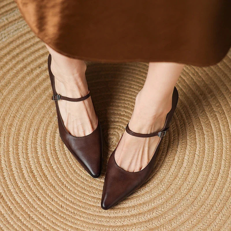 Anna-Berg | Genuine Leather Heels