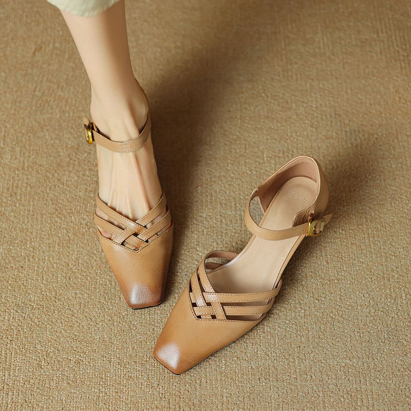 Anna-Berg | Genuine Leather Heels