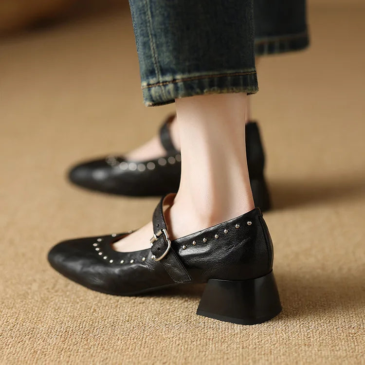 Anna-Berg | Genuine Leather Heels
