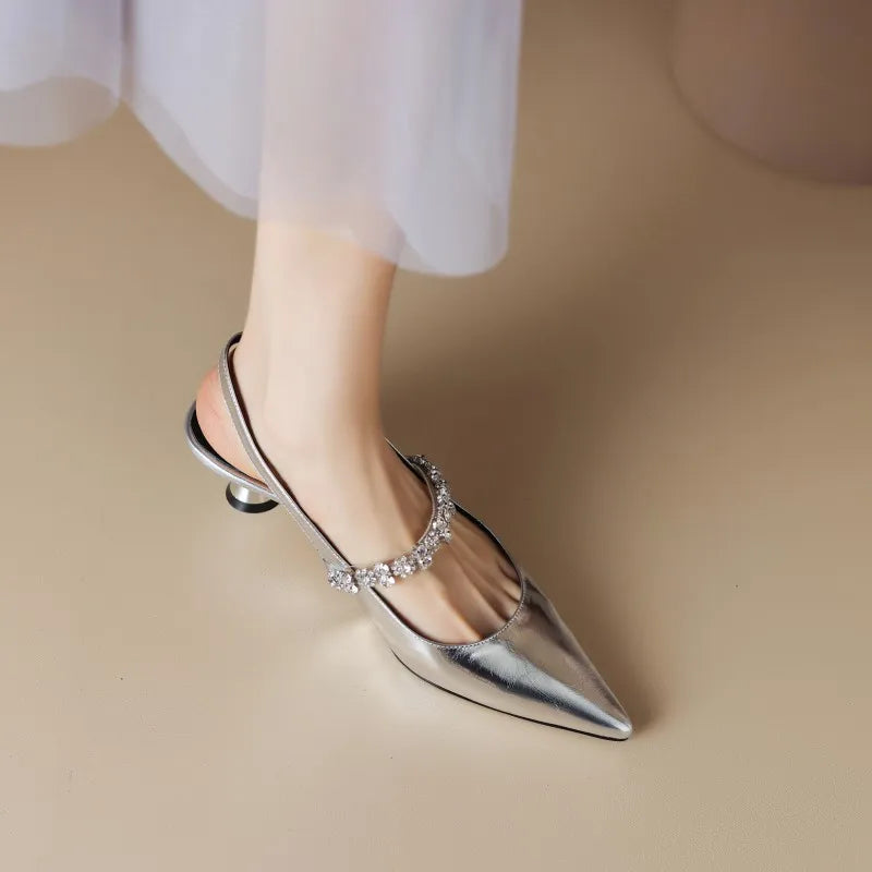 Anna-Berg | Kitten Heels, Elegant, Leather