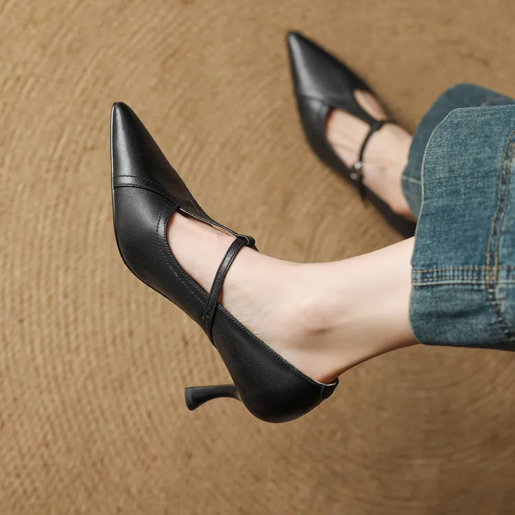 Anna-Berg | Genuine Leather Heels