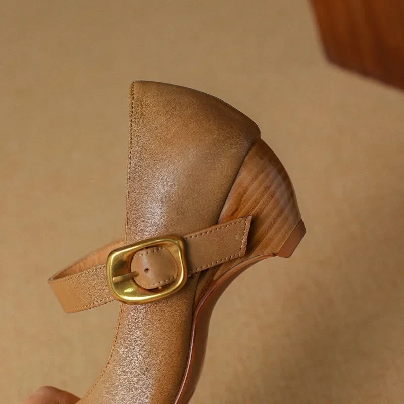 Anna-Berg | Genuine Leather Heels