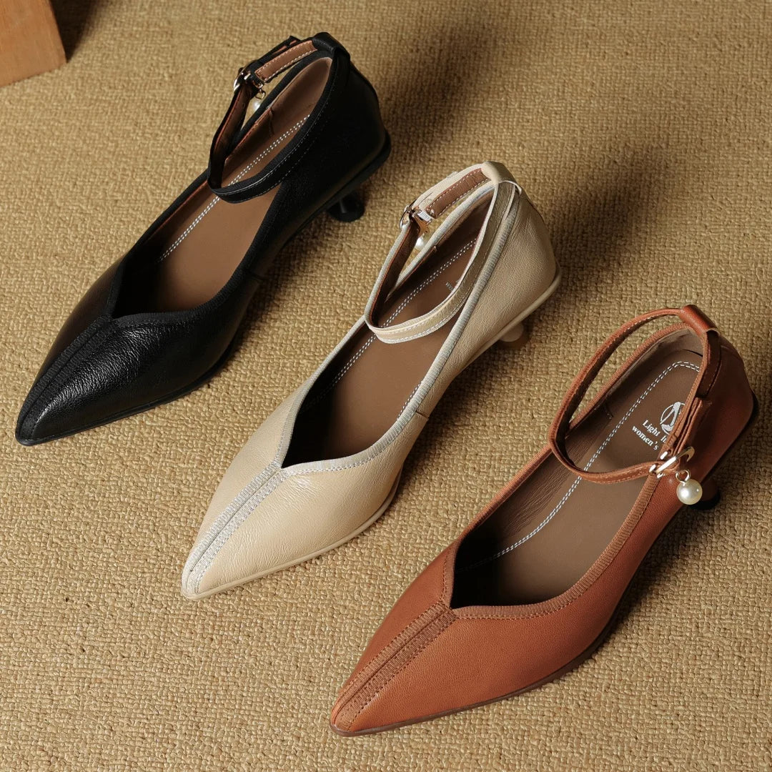 Anna-Berg | Genuine Leather Heels