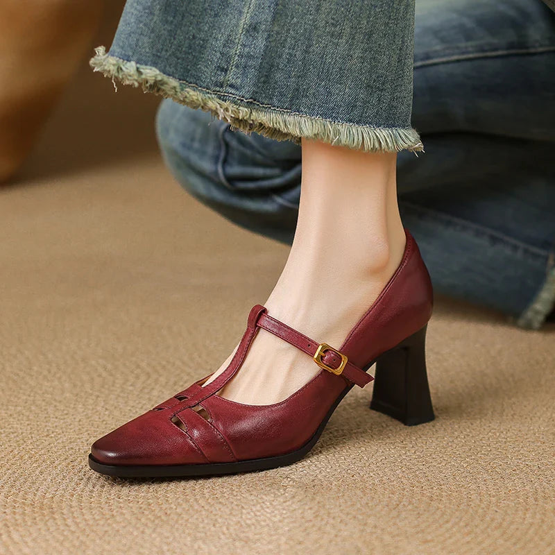 Anna-Berg | Genuine Leather Heels