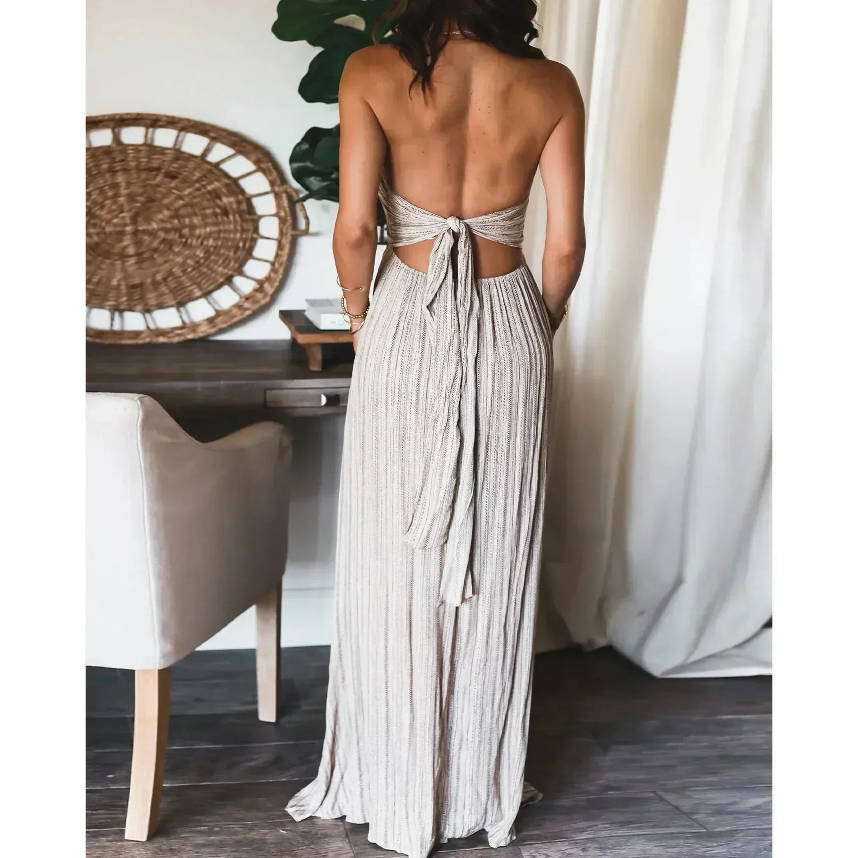 Anna-Berg | Long Sleeveless Dress