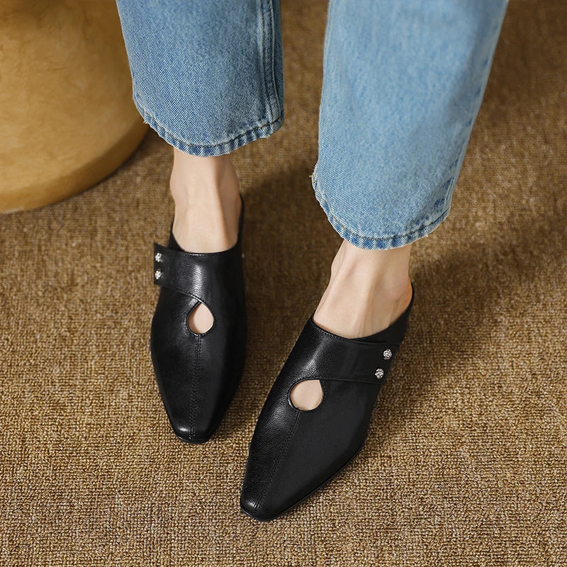 Anna-Berg | Genuine Leather Mules