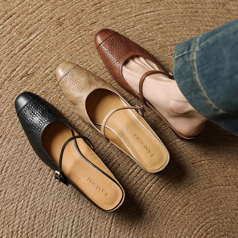 Anna-Berg | Genuine Leather Mules